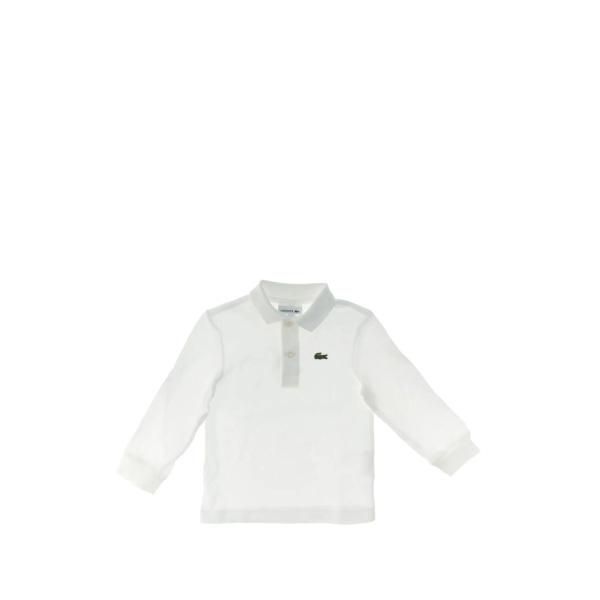 buttoned long-sleeve polo shirt