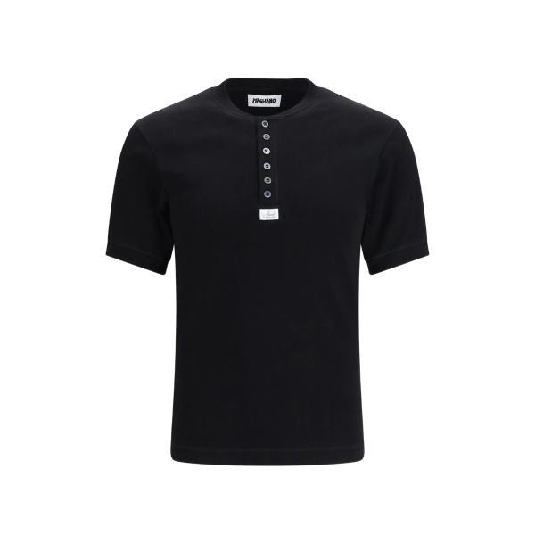 buttoned T-shirt