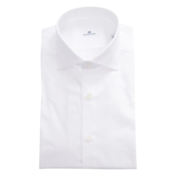 buttoned-up cotton shirt