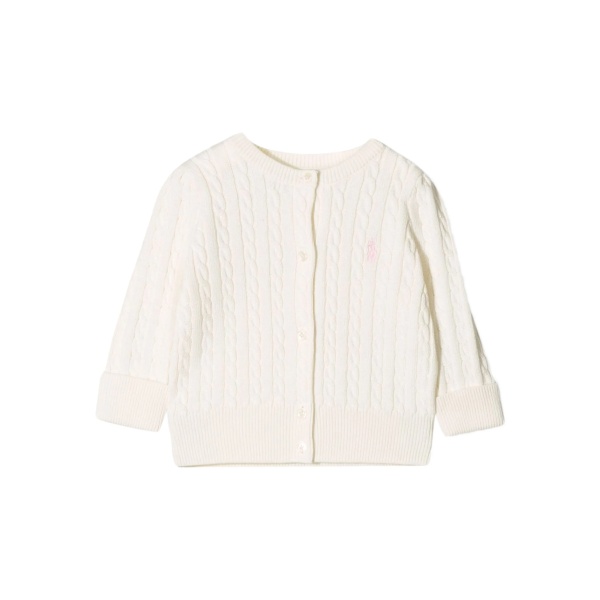 cable-knit cardigan