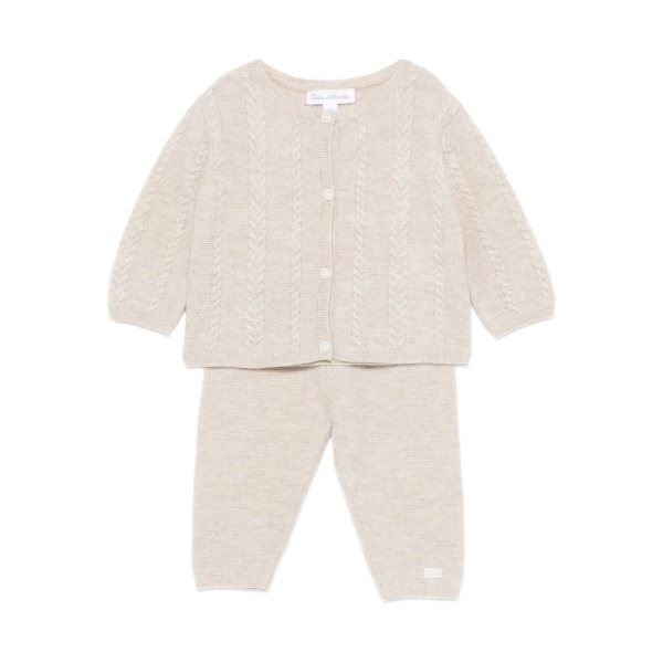 cable-knit trousers (set of two)