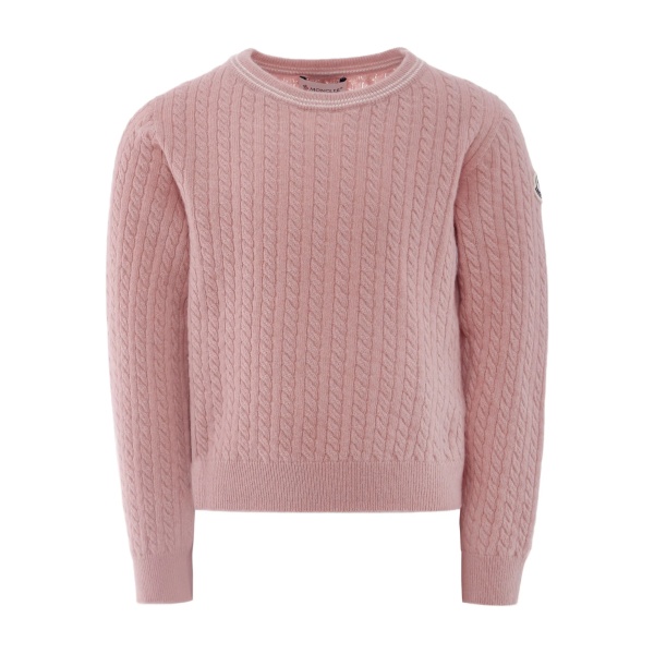 cable-knit wool sweater