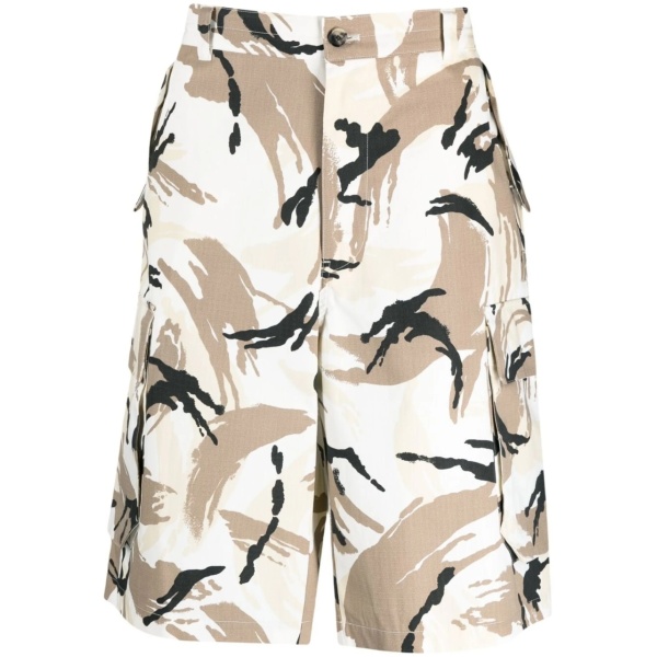 camouflage cargo Bermuda shorts