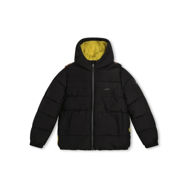 camouflage-pattern padded jacket