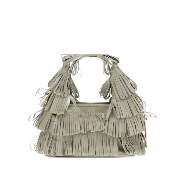 Capucine fringed charm tote bag