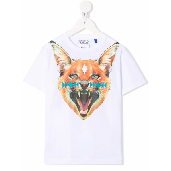 caracal-print cotton T-Shirt