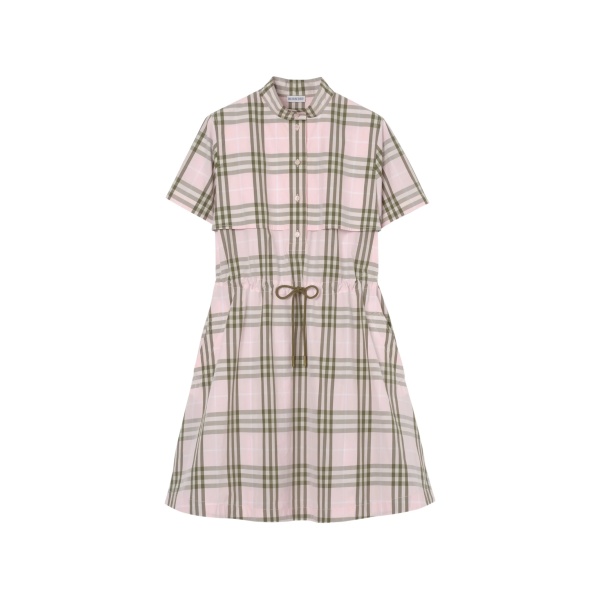 check cotton dress