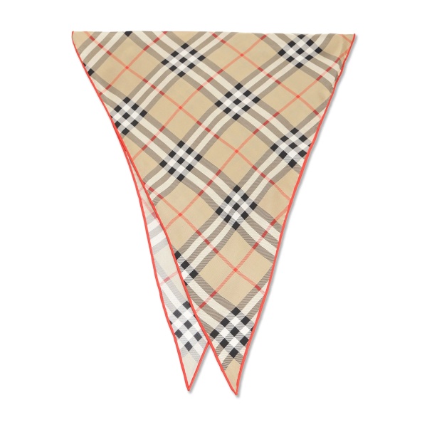 checked scarf