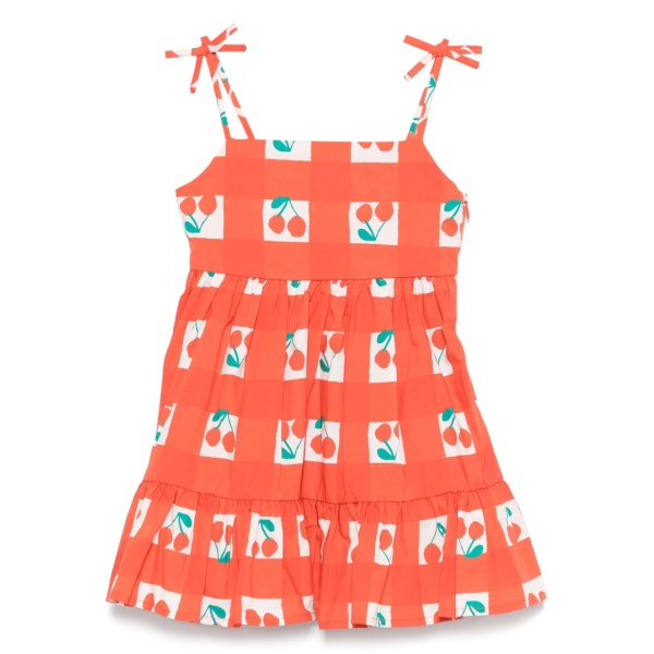 cherry-print dress