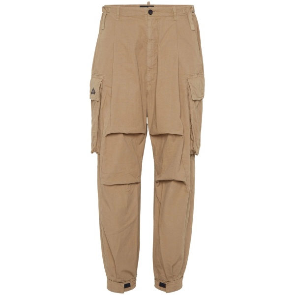 cotton cargo trousers