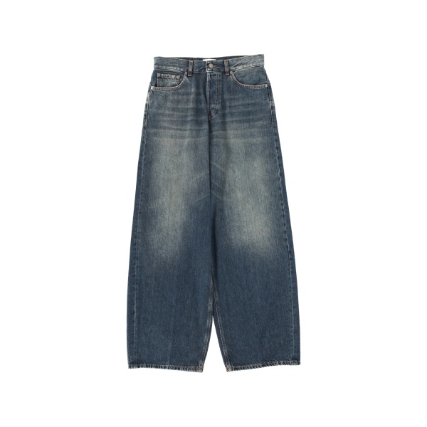 cotton wide-jeans jeans