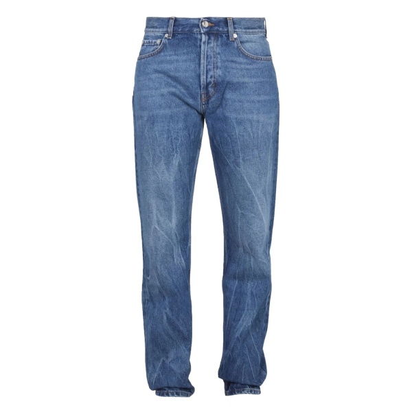 creased jeans