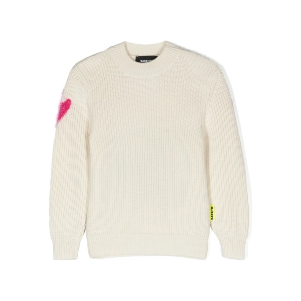 crew-neck intarsia-knit sweatshirt