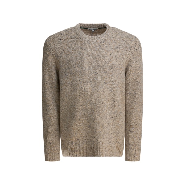 crew-neck knit sweater
