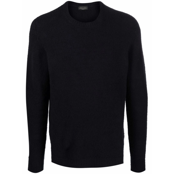crew-neck knitted jumper