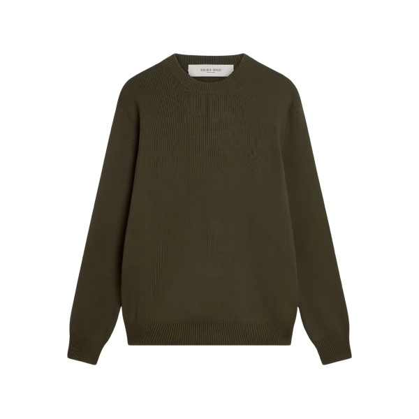 crew-neck logo sweater