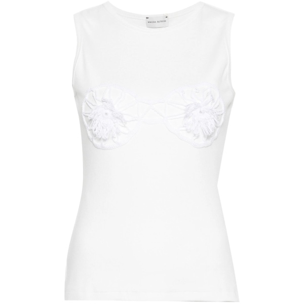 crochet-bra tank top