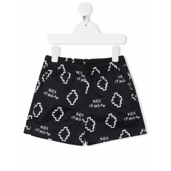 cross logo swimming shorts