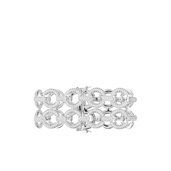 crystal-embellished chain bracelet