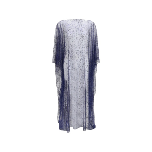 crystal-embellished poncho