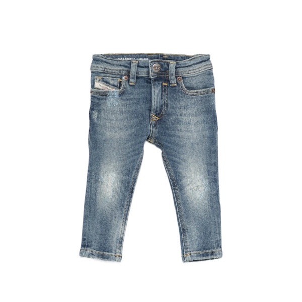 D-Slinkie-B distressed denim jeans
