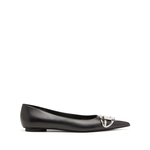 D-venus leather ballerina shoes