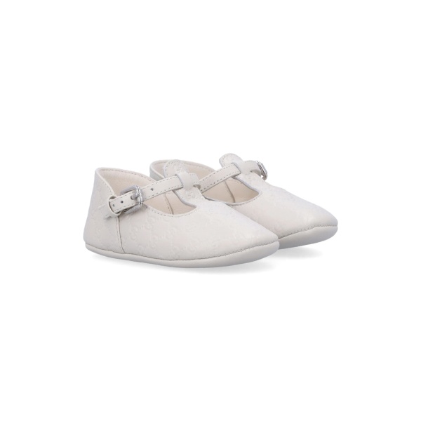 debossed-monogram ballerinas
