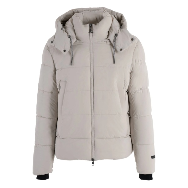detachable-hood padded jacket