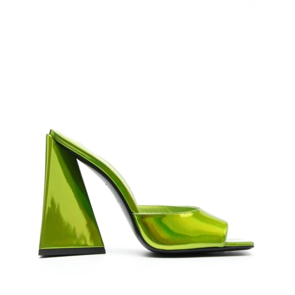 Devon 115mm iridescent mules