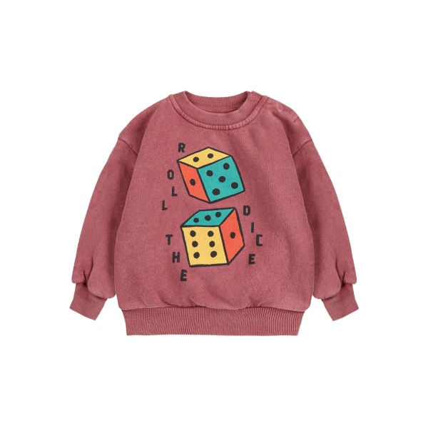dice-print sweatshirt
