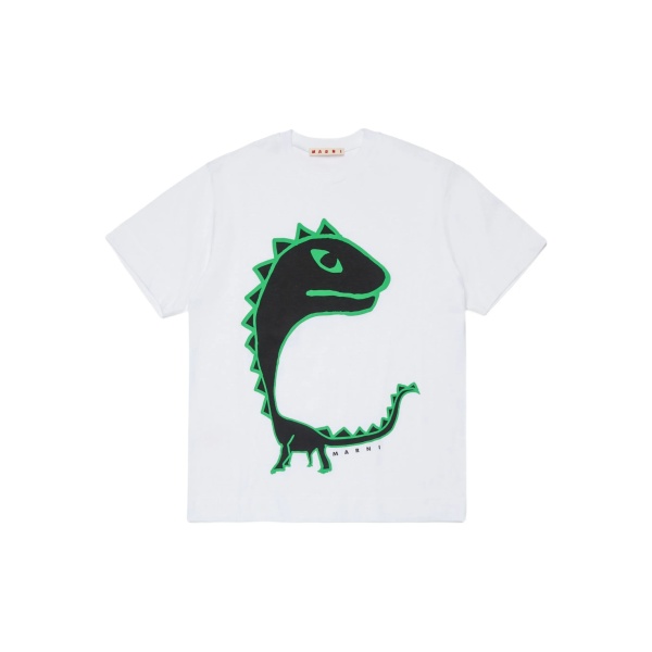 dinosaur-print T-shirt