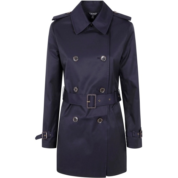 double-breasted trench coat