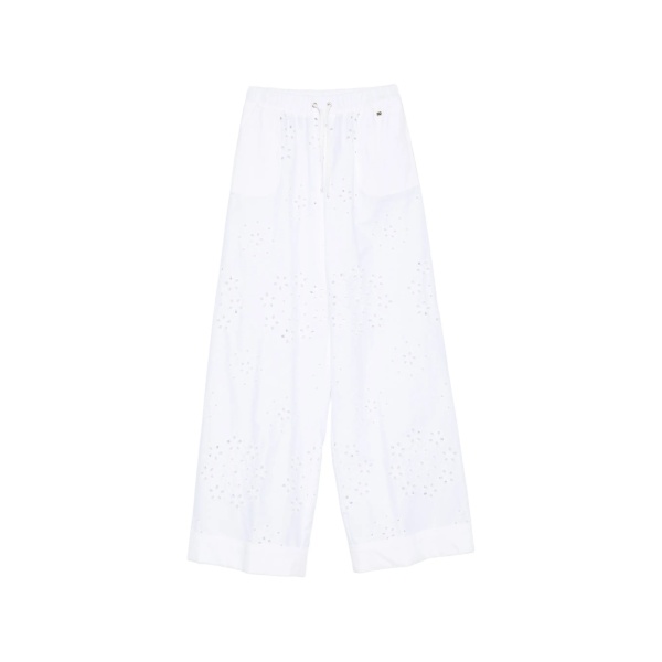drawstring-fastening trousers