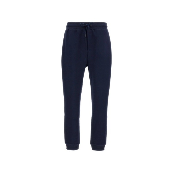 drawstring patch pocket track pants