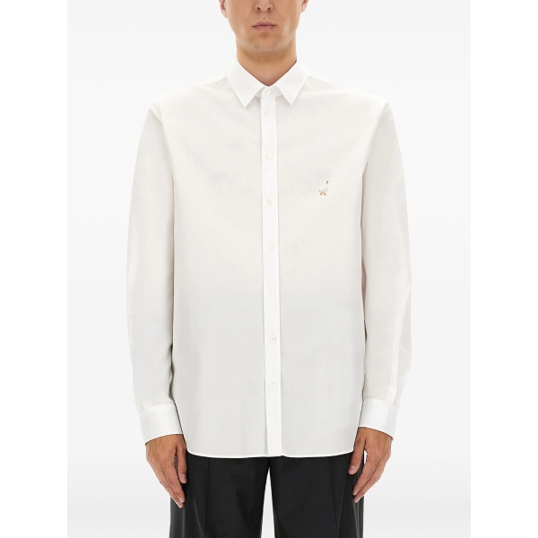 duck-embroidered shirt