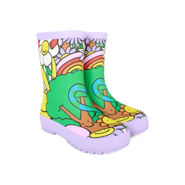 Earth Friends graphic wellies boots