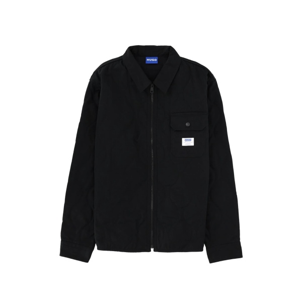 Ebey logo-patch pocket overshirt