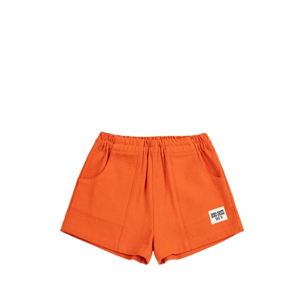 elasticated-waist shorts