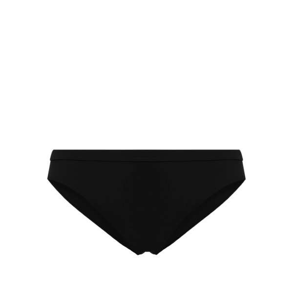 elasticated-waistband bikini bottom