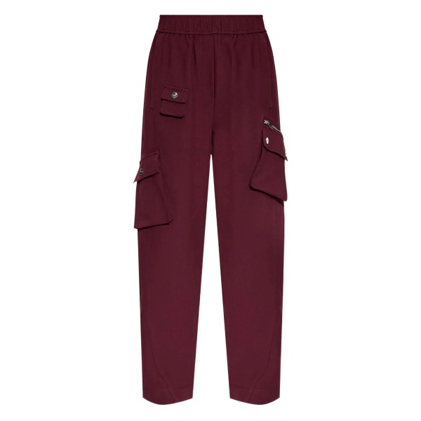 elasticated-waistband jeans