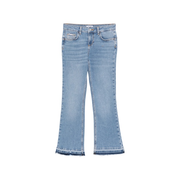 embellished flared jeans
