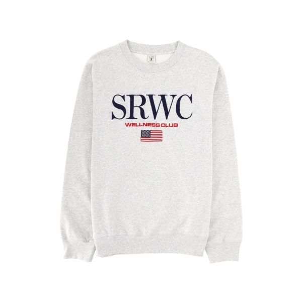embroidered-logo sweatshirt