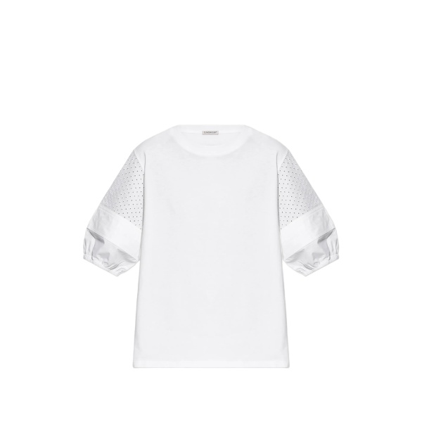 eyelet-detail T-shirt