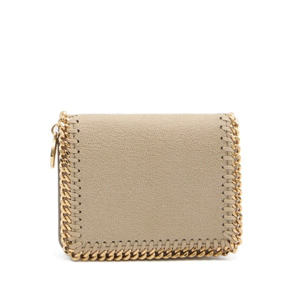 Falabella chain bifold wallet