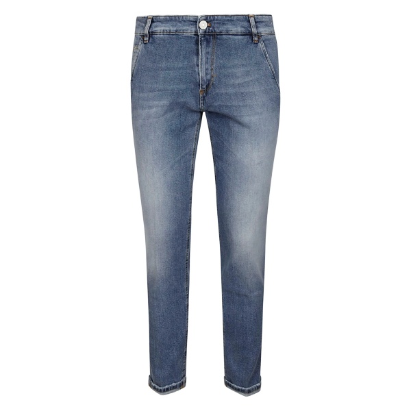 five-pocket cotton jeans