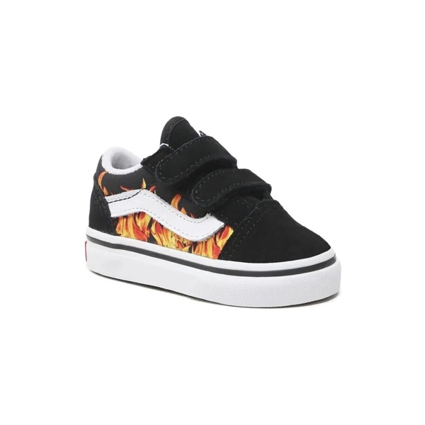 flame velcro trainers