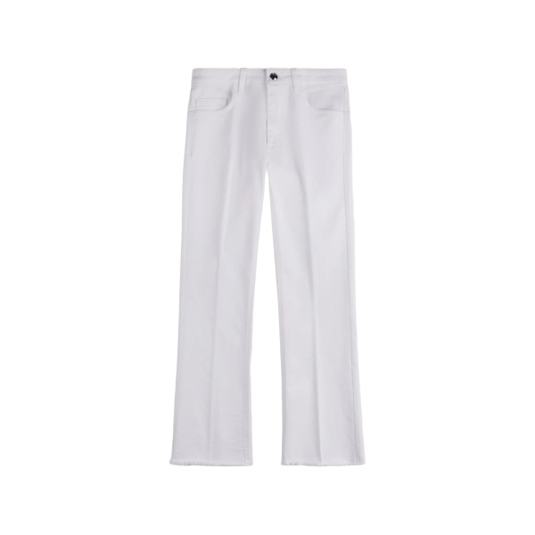 flared cotton jeans