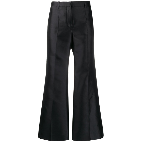 flared tailored trousers