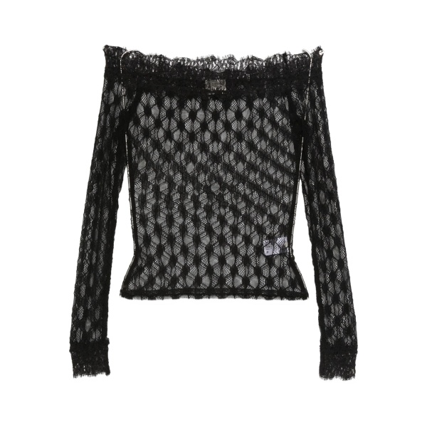 floral-lace top