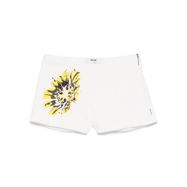 floral-print shorts